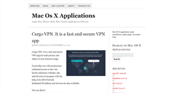 Desktop Screenshot of macosxapplications.com
